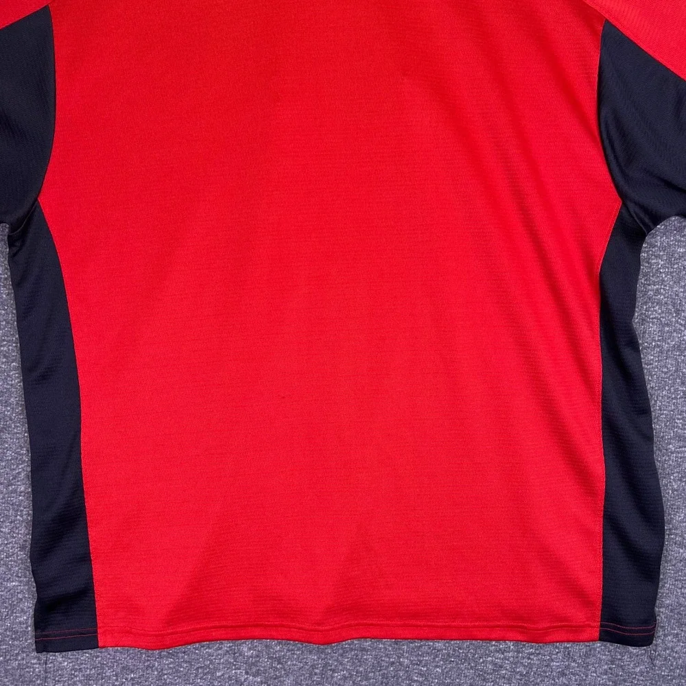 Majestic Cincinnati Reds Jersey Mens 2XL Red Colorblock Mr Redlegs MLB Pullover‎